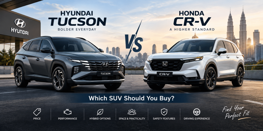 Hyundai Tucson vs Honda CR-V Malaysia: Which SUV Is Better?