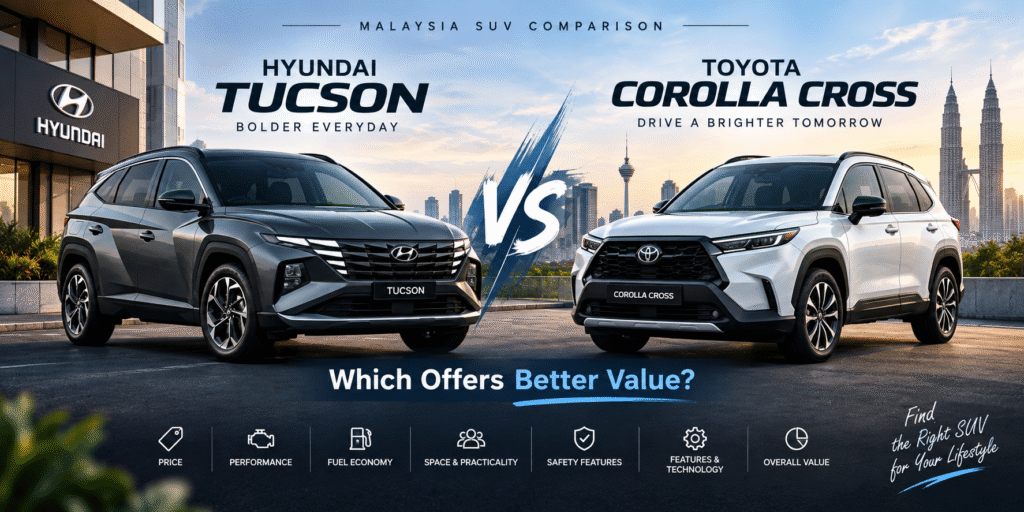 Hyundai Tucson vs Toyota Corolla Cross Malaysia Which Offers Better Value?